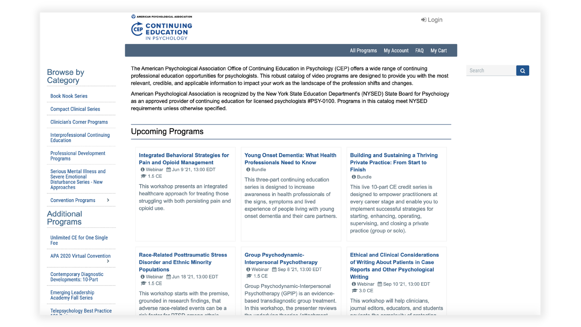 Mental Health Professionals Continuing Education Platform BeaconLive